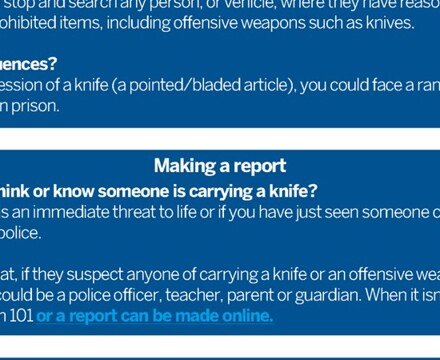 Parents and carers   Knife Crime